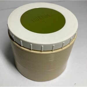 Vintage Thermos King-Seeley‎ Insulated Jar 8oz Food Soup Blue Tan Model 1155